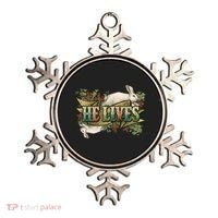 Easter Cross He Is Risen Jesus Christian He Lives Ornament thumb 0