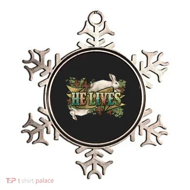 Easter Cross He Is Risen Jesus Christian He Lives Ornament