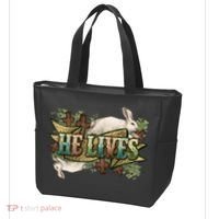Easter Cross He Is Risen Jesus Christian He Lives Tote Bag thumb 3