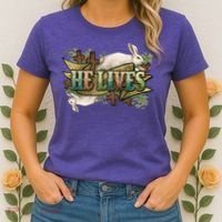 Easter Cross He Is Risen Jesus Christian He Lives Women's T-Shirt thumb 2