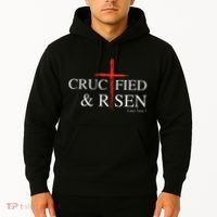 Easter Christian He Is Risen Sun Resurrection Hoodie thumb 2