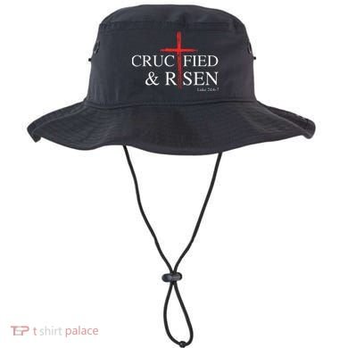 Easter Christian He Is Risen Sun Resurrection Bucket Hat