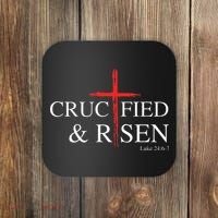 Easter Christian He Is Risen Sun Resurrection Coaster thumb 0