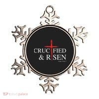 Easter Christian He Is Risen Sun Resurrection Ornament thumb 0
