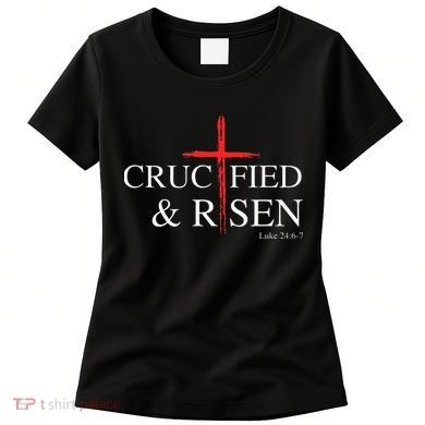Easter Christian He Is Risen Sun Resurrection Women's T-Shirt