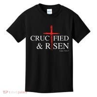Easter Christian He Is Risen Sun Resurrection Kids T-Shirt thumb 0