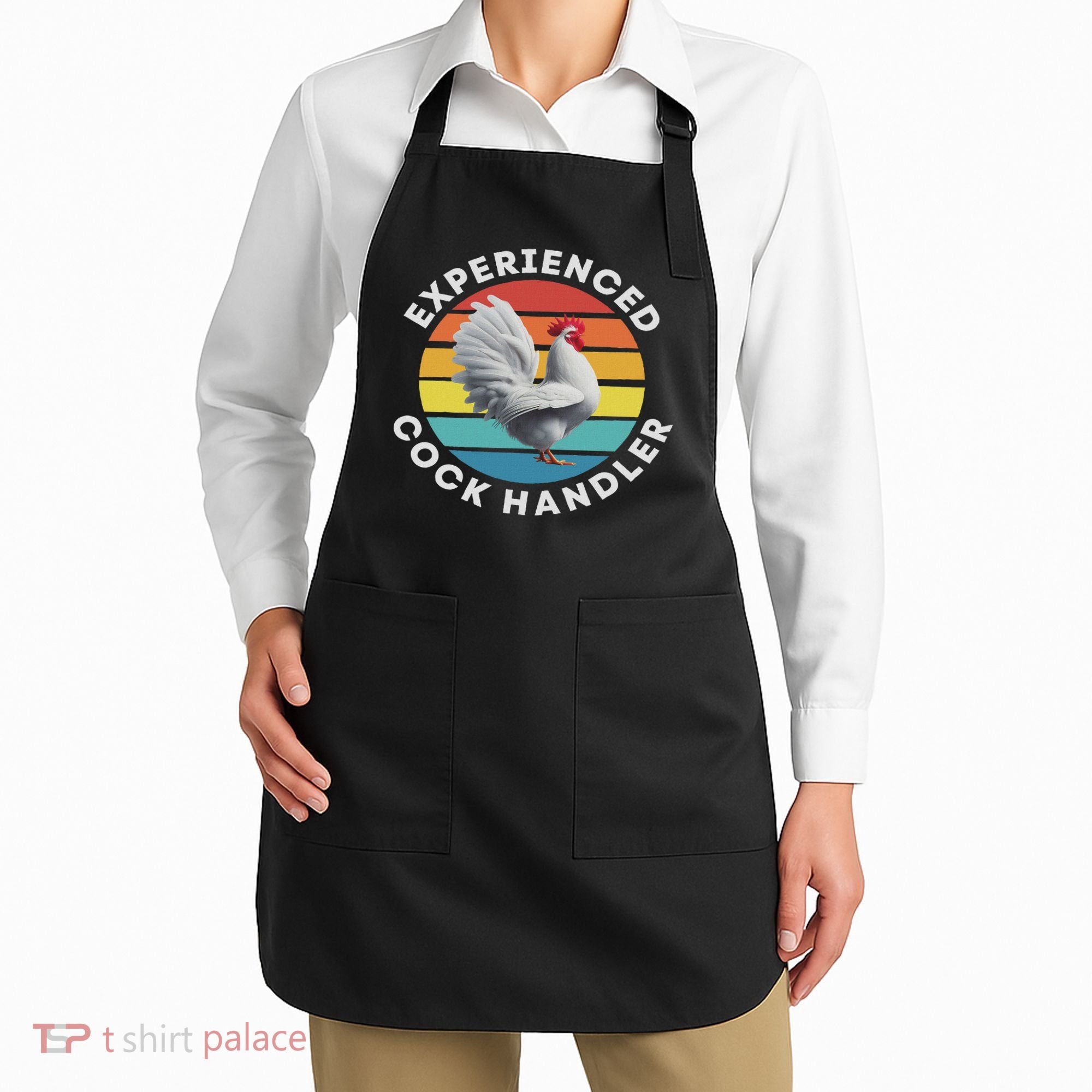 Experienced Cock Handler Raunchy Funny Gift Apron