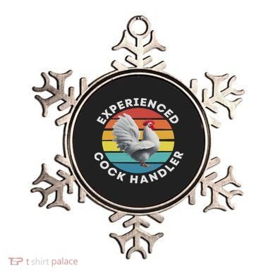 Experienced Cock Handler Raunchy Funny Gift Ornament