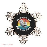 Experienced Cock Handler Raunchy Funny Gift Ornament thumb 0