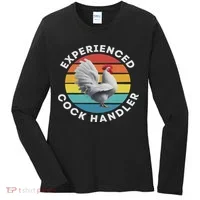 Experienced Cock Handler Raunchy Funny Gift Women's Long Sleeve Shirt thumb 0
