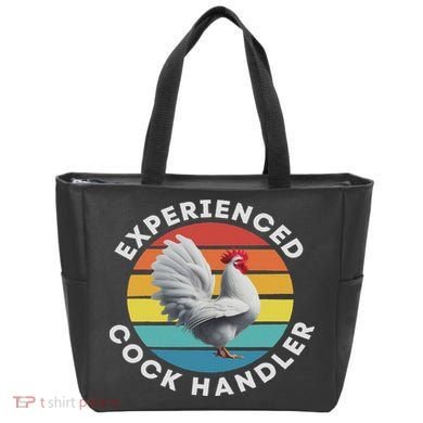 Experienced Cock Handler Raunchy Funny Gift Tote Bag
