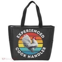 Experienced Cock Handler Raunchy Funny Gift Tote Bag thumb 0