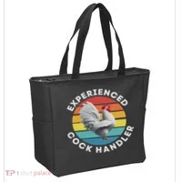 Experienced Cock Handler Raunchy Funny Gift Tote Bag thumb 2