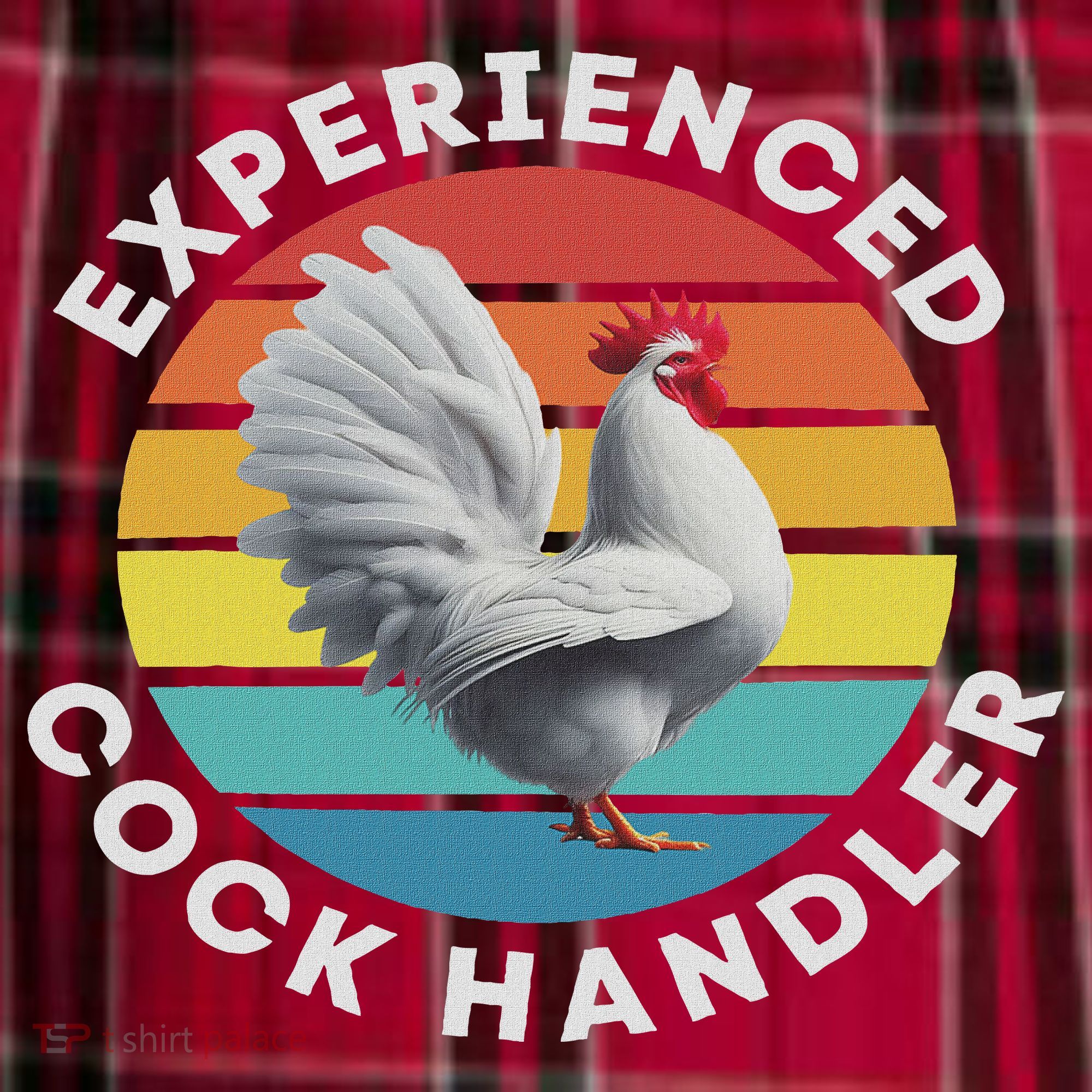 Experienced Cock Handler Raunchy Funny Gift Women's Flannel Plaid Pajama Pants