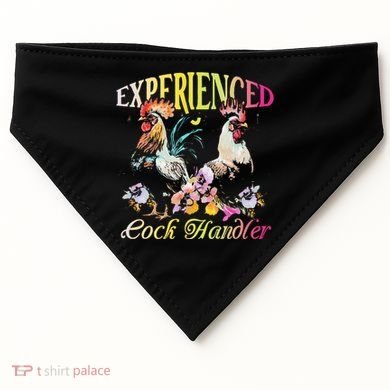 Experienced Cock Handler Rooster Farmer Poultry Farming USA-Made Doggie Bandana