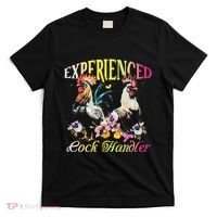 Experienced Cock Handler Rooster Farmer Poultry Farming T-Shirt thumb 0