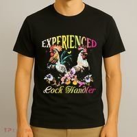 Experienced Cock Handler Rooster Farmer Poultry Farming T-Shirt thumb 3