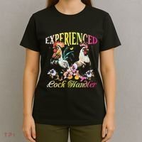 Experienced Cock Handler Rooster Farmer Poultry Farming T-Shirt thumb 4