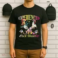 Experienced Cock Handler Rooster Farmer Poultry Farming T-Shirt thumb 6