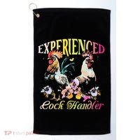 Experienced Cock Handler Rooster Farmer Poultry Farming Golf Towel thumb 0
