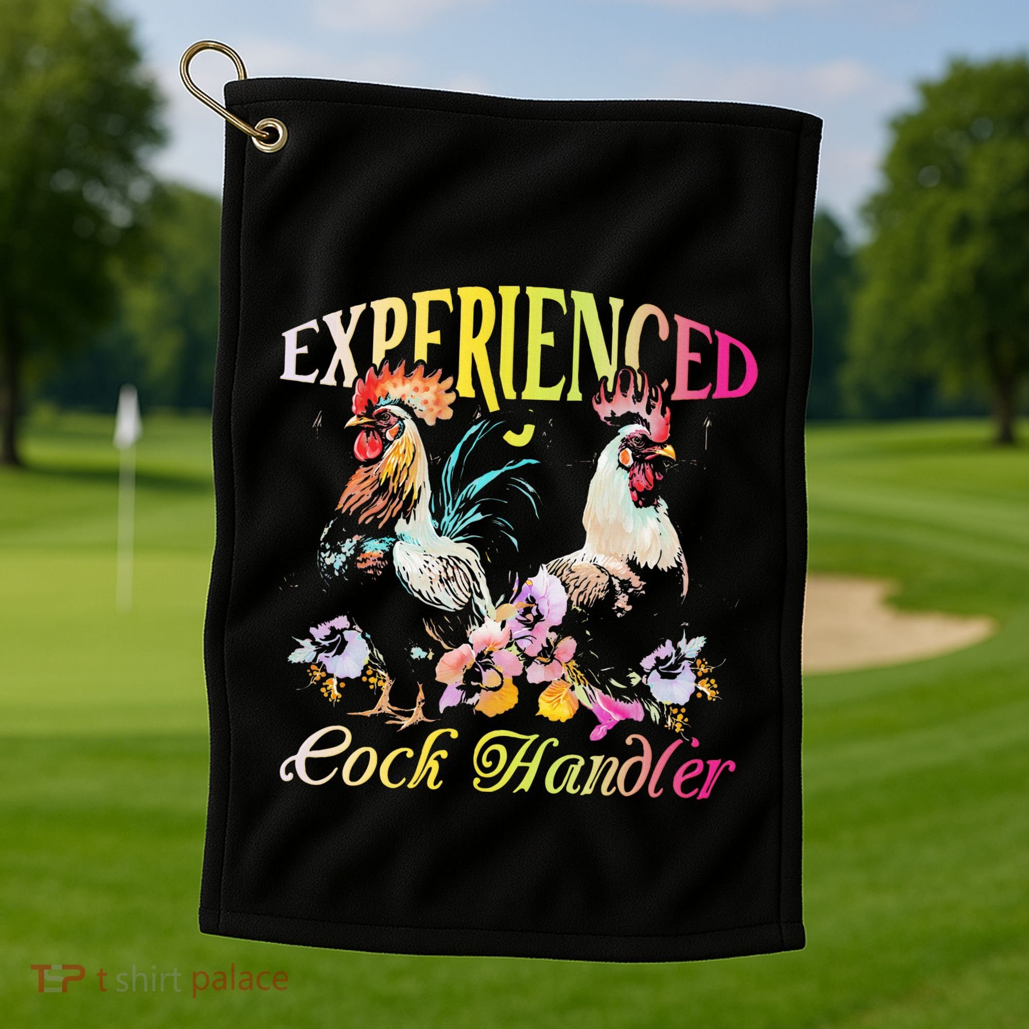 Experienced Cock Handler Rooster Farmer Poultry Farming Golf Towel
