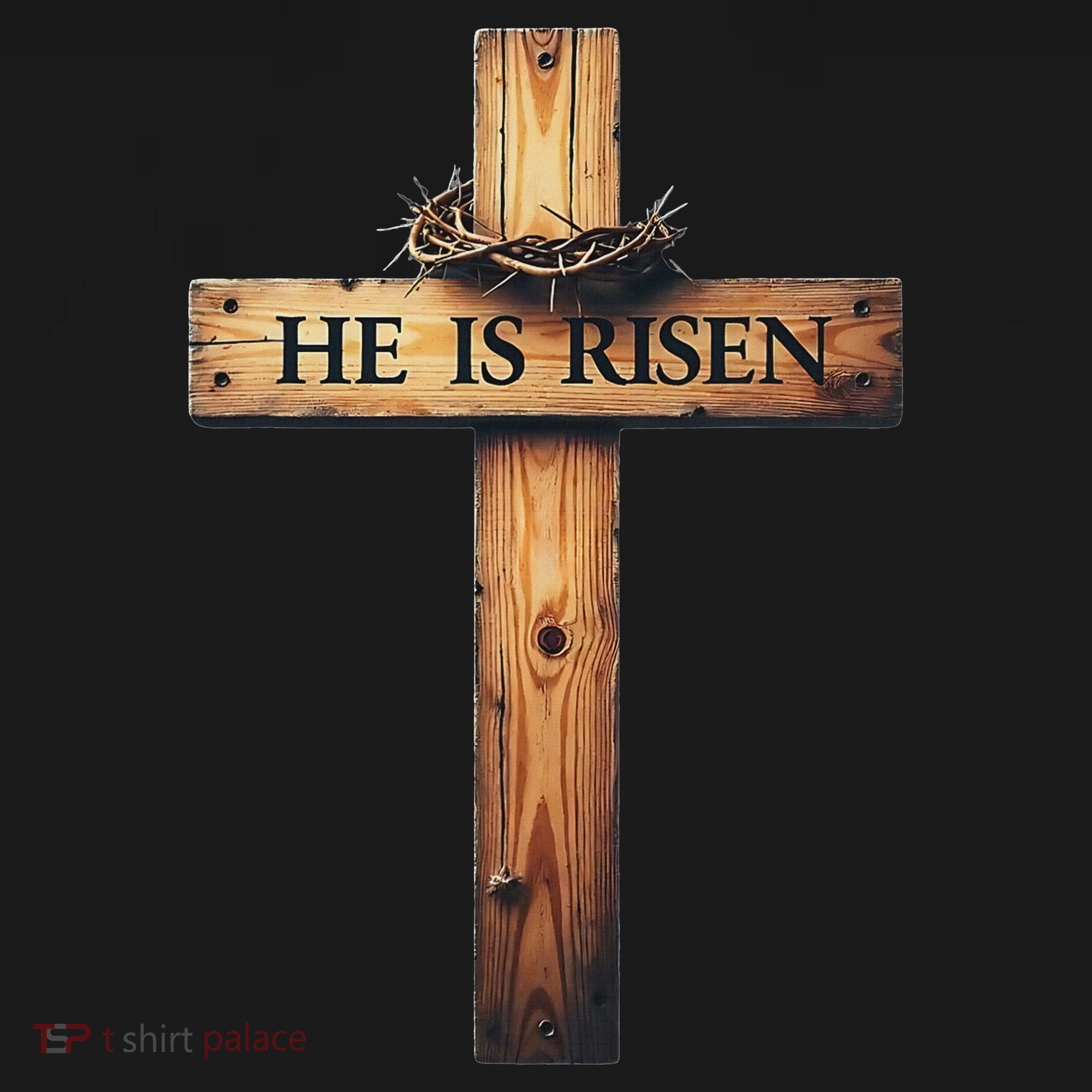Easter Cross He Is Risen Jesus Christian Women Visor