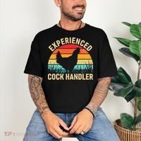 Experienced Cock Handler Chicken Farmer Pun Comfort Colors T-Shirt thumb 3