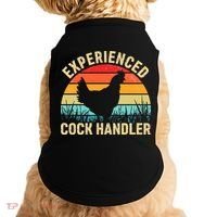 Experienced Cock Handler Chicken Farmer Pun Doggie Tank thumb 0