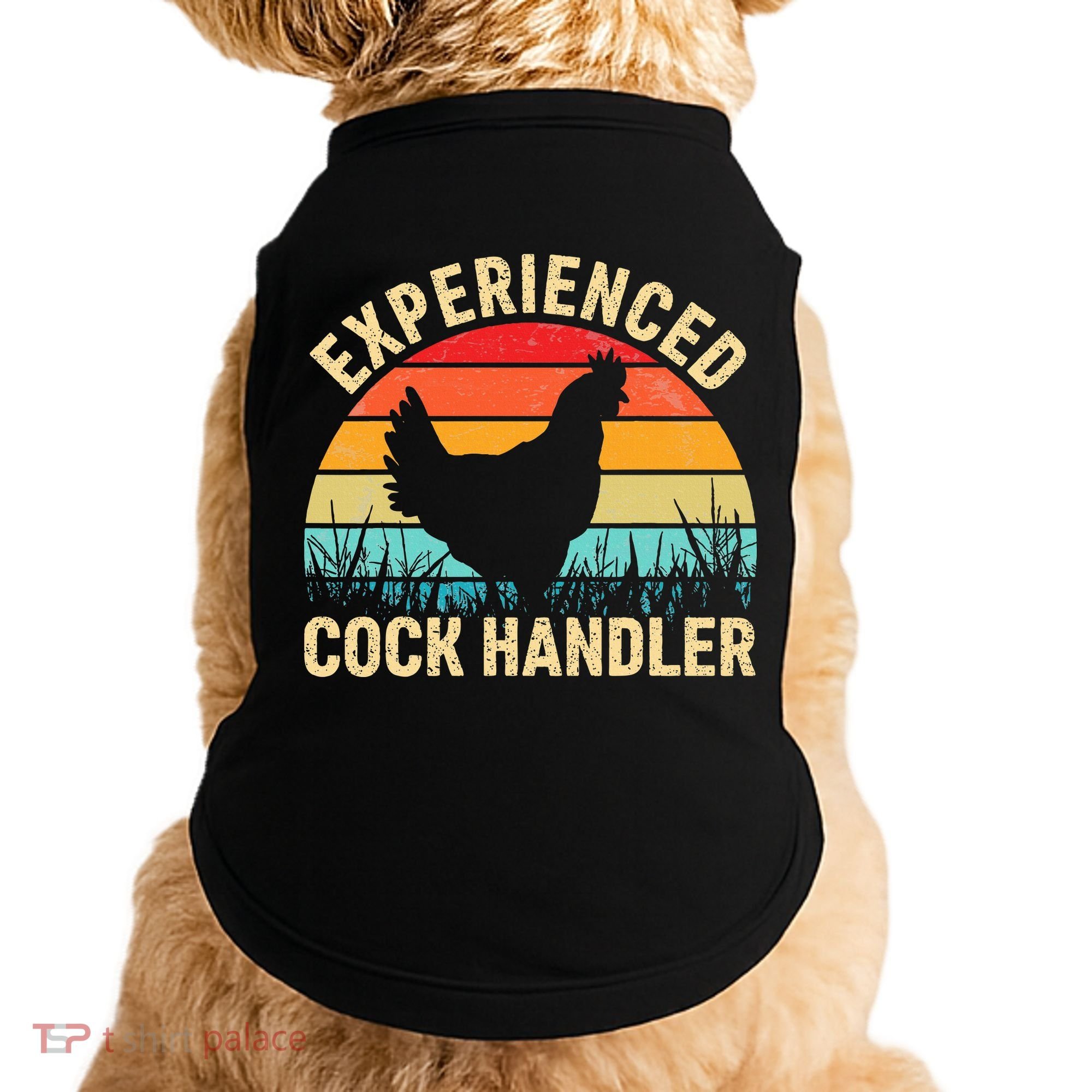 Experienced Cock Handler Chicken Farmer Pun Doggie Tank