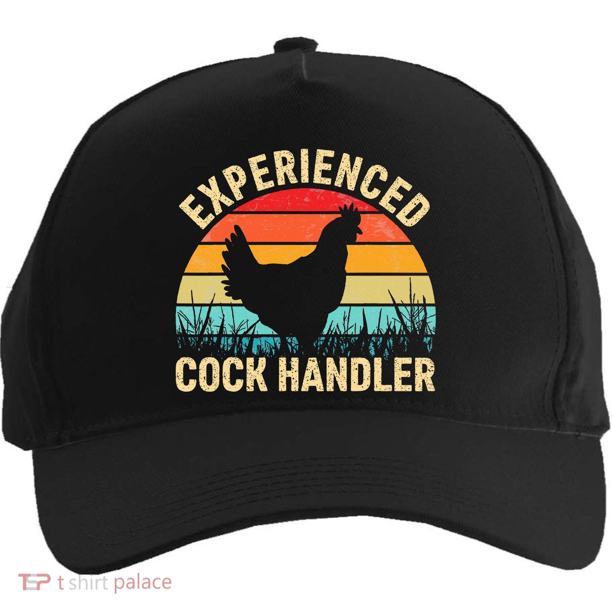 Experienced Cock Handler Chicken Farmer Pun Five-Panel Snapback Cap