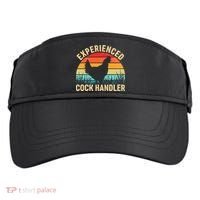 Experienced Cock Handler Chicken Farmer Pun Adult Drive Performance Visor thumb 0