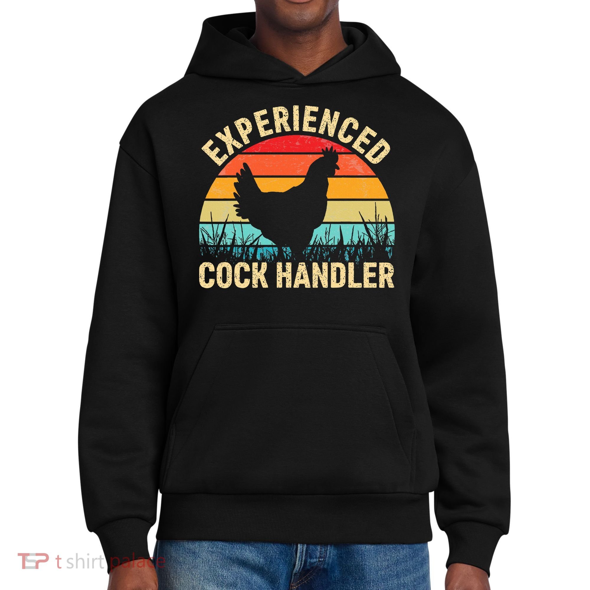 Experienced Cock Handler Chicken Farmer Pun District V.I.T. Heavyweight Hoodie