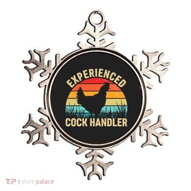 Experienced Cock Handler Chicken Farmer Pun Ornament