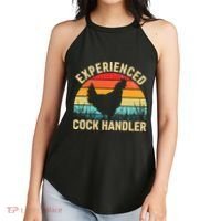 Experienced Cock Handler Chicken Farmer Pun Women's Perfect Tri Rocker Tank thumb 2
