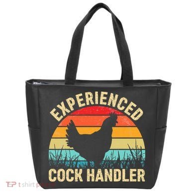 Experienced Cock Handler Chicken Farmer Pun Tote Bag