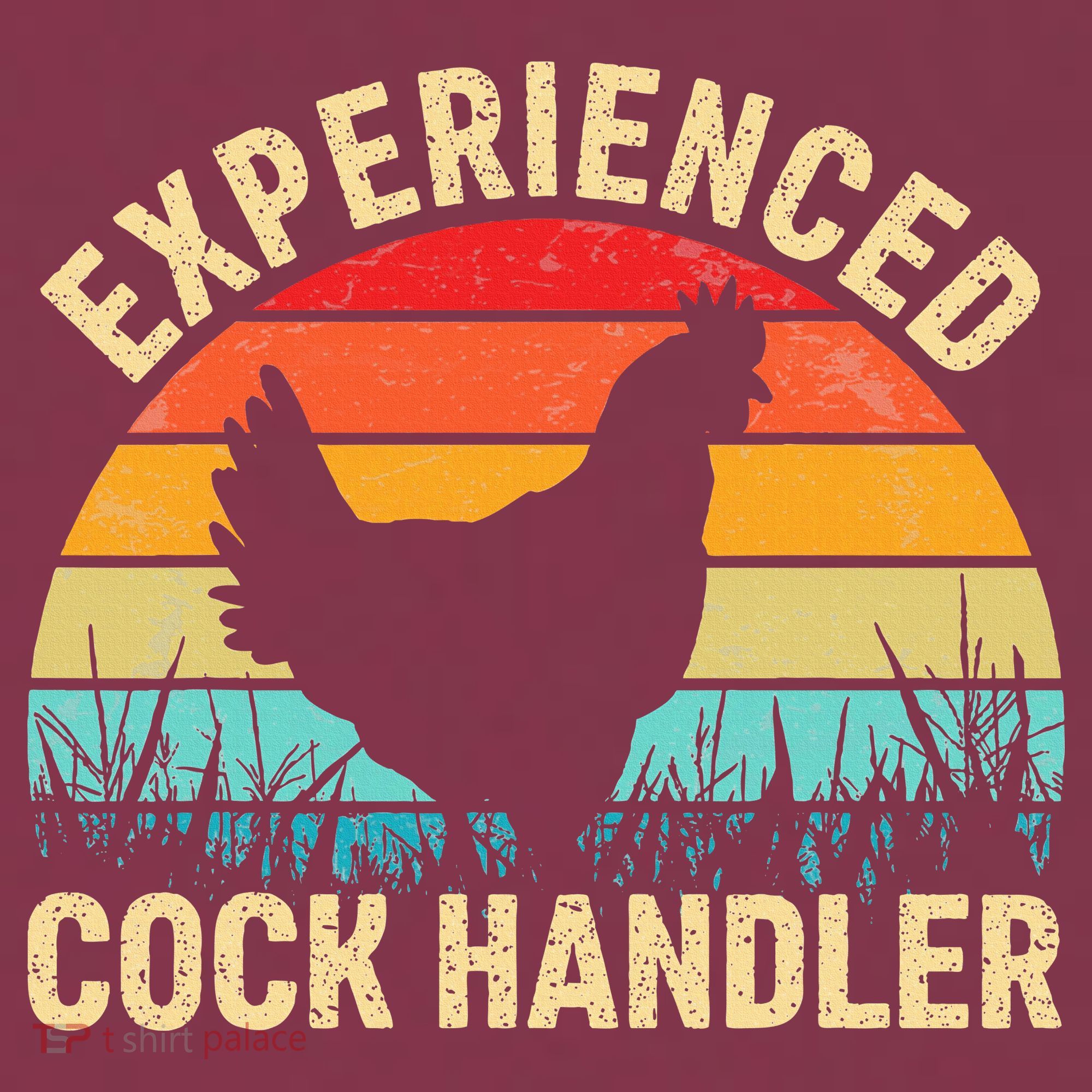 Experienced Cock Handler Chicken Farmer Pun 16oz Travel Tumbler