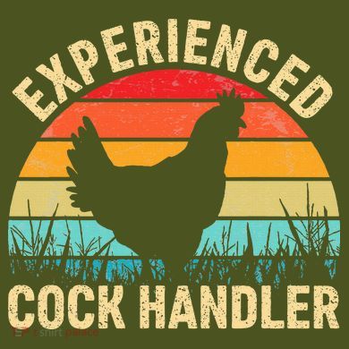 Experienced Cock Handler Chicken Farmer Pun The Baniff Cuffed Pom Beanie