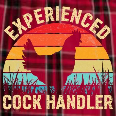 Experienced Cock Handler Chicken Farmer Pun Women's Flannel Plaid Pajama Pants