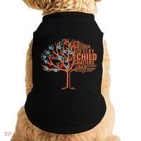 Every Child In Matters Tree Orange Day Doggie Tank thumb 0