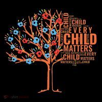 Every Child In Matters Tree Orange Day USA-Made Doggie Bandana thumb 2