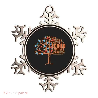 Every Child In Matters Tree Orange Day Ornament