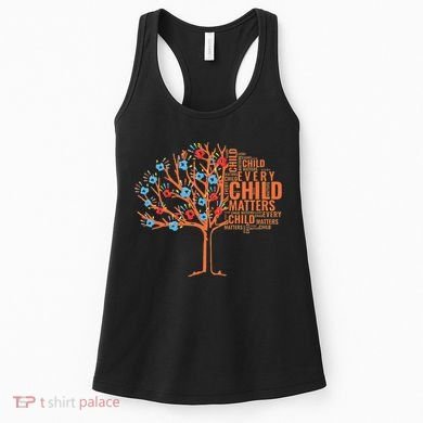 Every Child In Matters Tree Orange Day Women's Tank Top