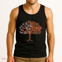 Every Child In Matters Tree Orange Day Tank Top thumb 3