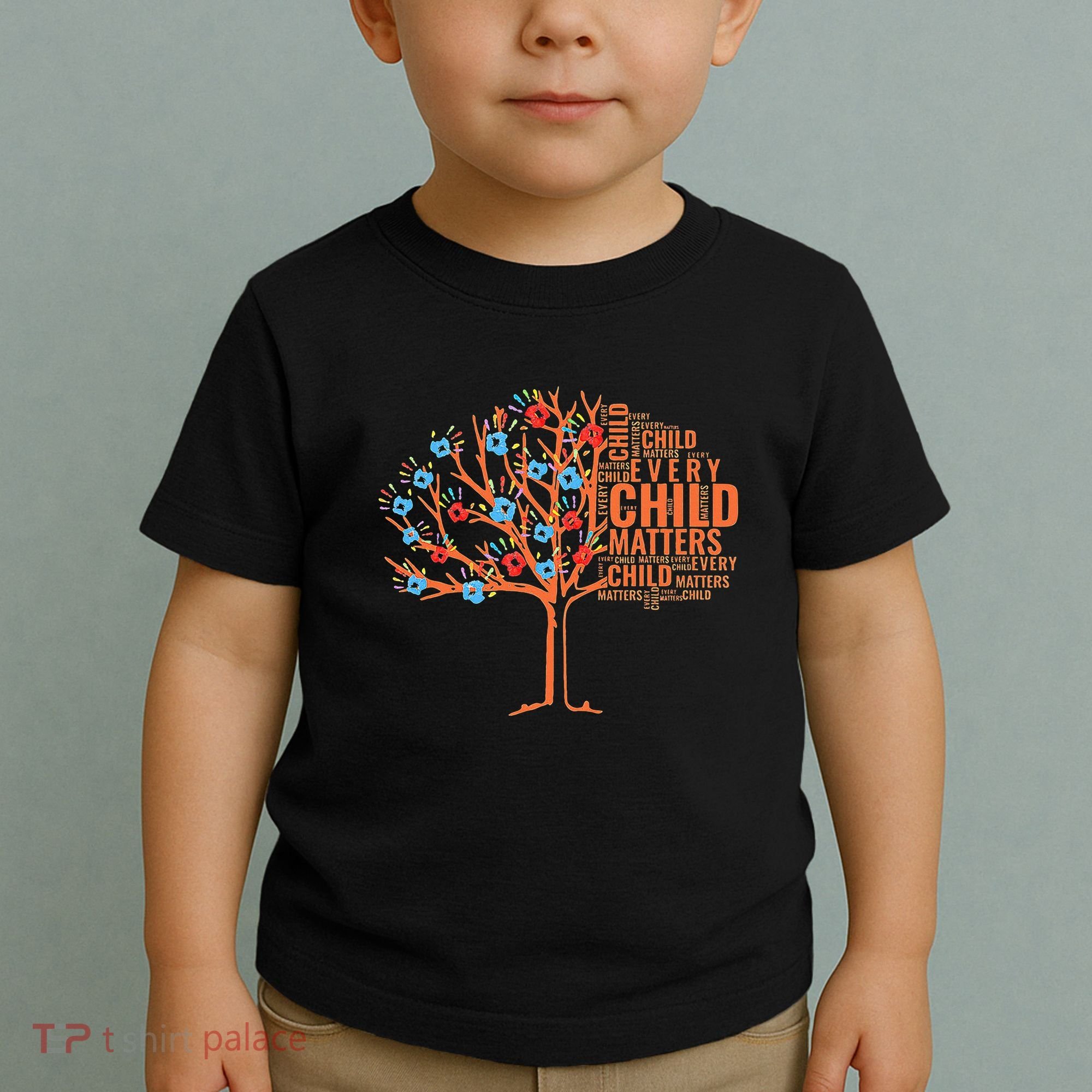 Every Child In Matters Tree Orange Day Toddler T-Shirt