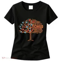 Every Child In Matters Tree Orange Day Women's T-Shirt thumb 0