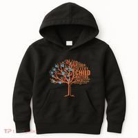 Every Child In Matters Tree Orange Day Kids Hoodie thumb 0