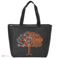 Every Child In Matters Tree Orange Day Tote Bag thumb 0