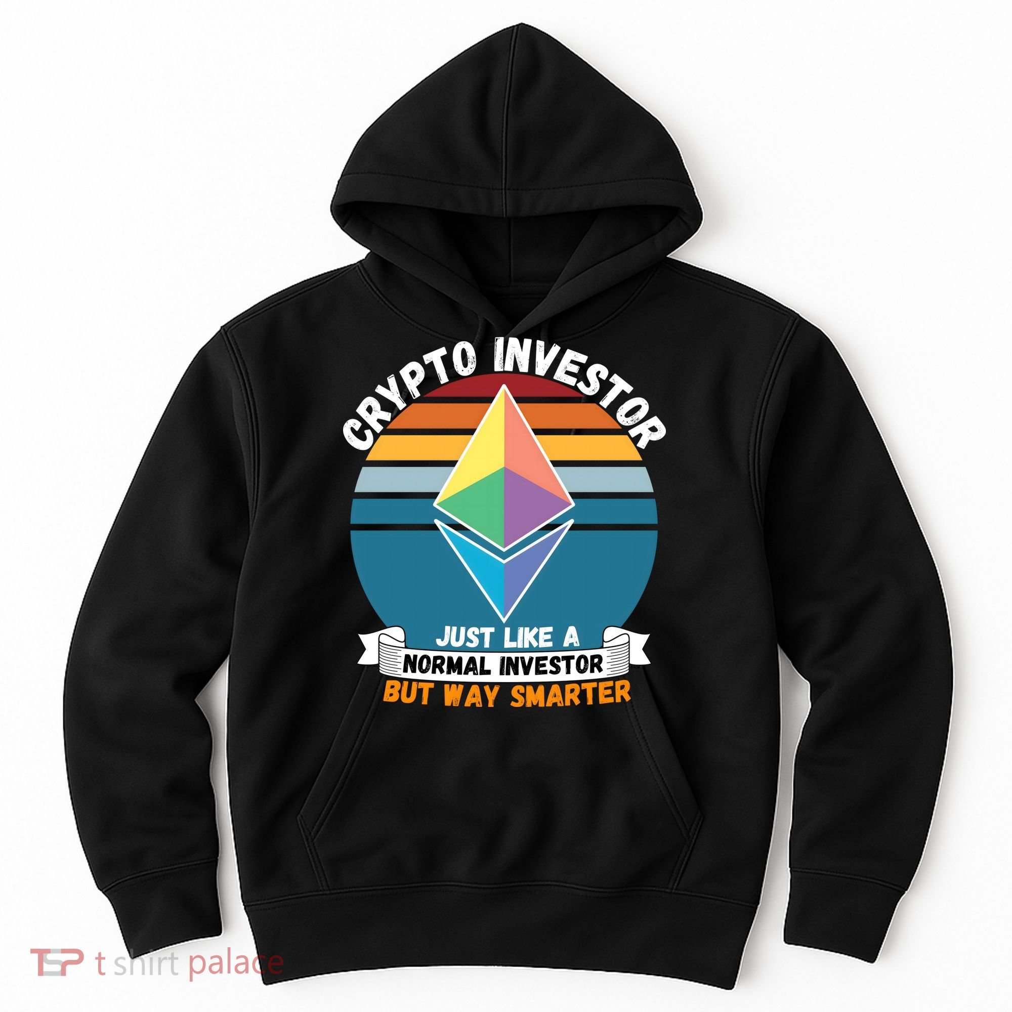 Ethereum Crypto Investor, HODL Ethereum, Crypto Coin, Funny ETH Hoodie