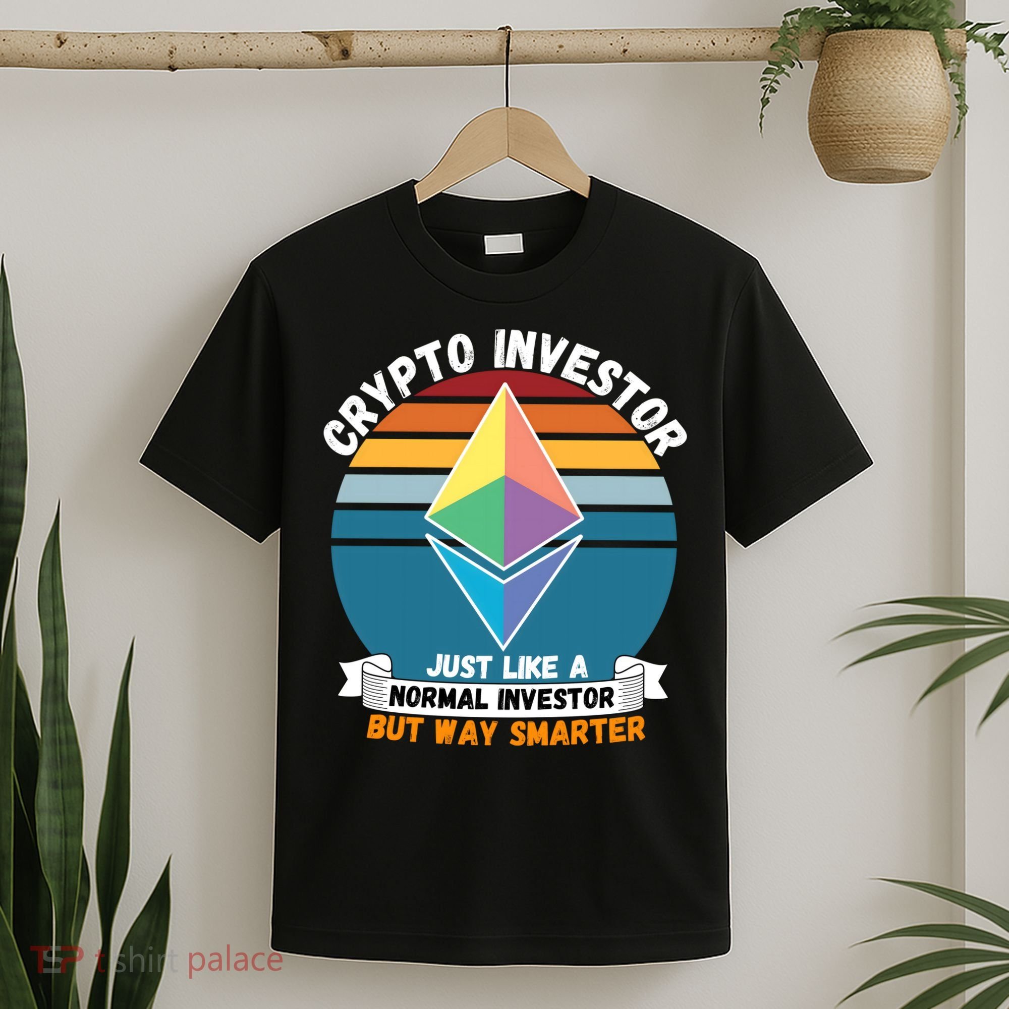 Ethereum Crypto Investor, HODL Ethereum, Crypto Coin, Funny ETH T-Shirt