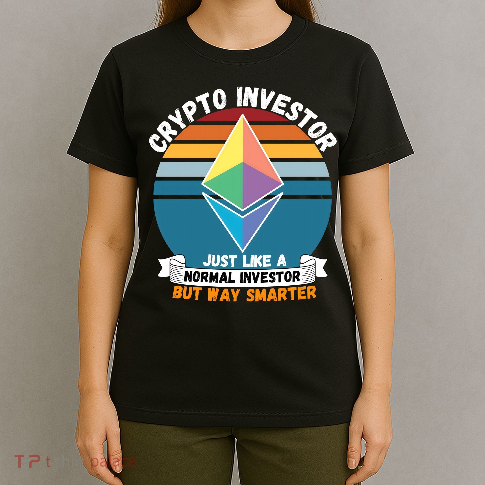 Ethereum Crypto Investor, HODL Ethereum, Crypto Coin, Funny ETH T-Shirt